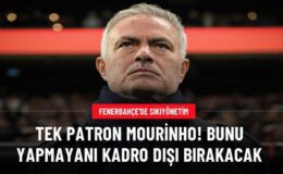 Tek patron Mourinho! Bunu yapmayanı kadro dışı bırakacak