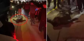 Deyrizor’da halk, bir teröristi aracın arkasına bağlayıp yolda sürükledi